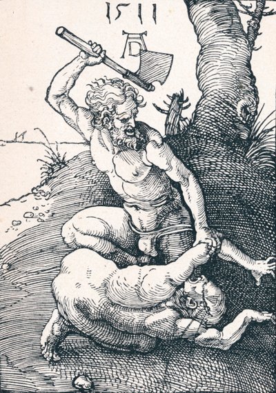 Kain erschlägt Abel, 1511, 1906 von Albrecht Dürer