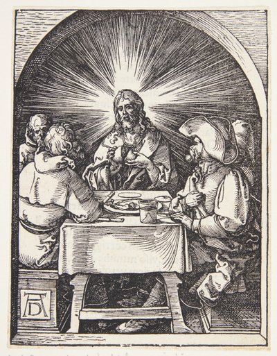 Christus in Emmaus von Albrecht Dürer