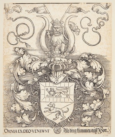 Wappen von Lorenz Staiber von Albrecht Dürer