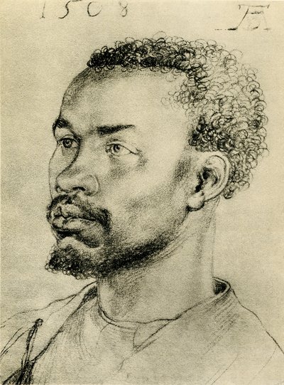 Kopf eines schwarzen Afrikaners von Albrecht Dürer