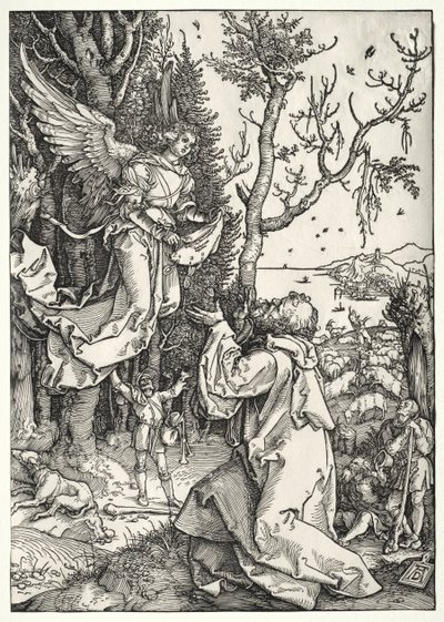 Joachim und der Engel von Albrecht Dürer