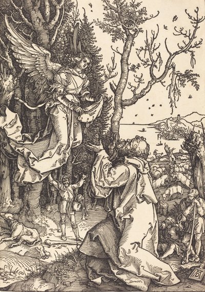 Joachim und der Engel, ca. 1504 von Albrecht Dürer