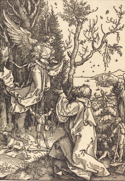 Joachim und der Engel, ca. 1504 von Albrecht Dürer