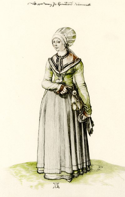 Nürnberger Hausfrau von Albrecht Dürer