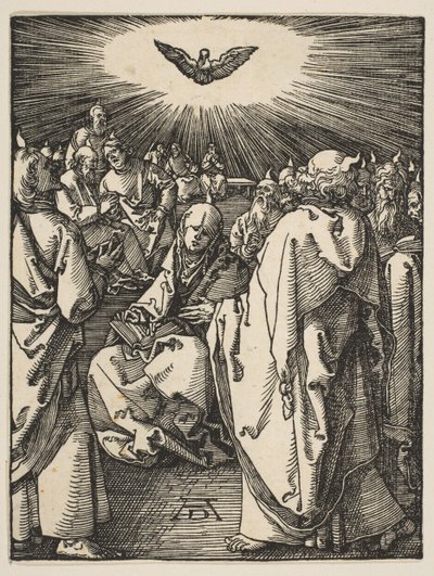 Pfingsten, aus Die kleine Passion von Albrecht Dürer