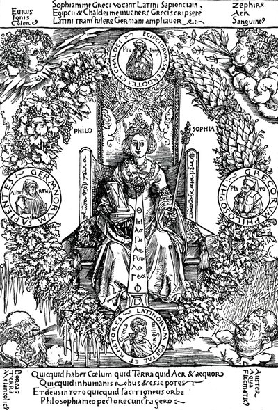 Philosophia, 1502 von Albrecht Dürer