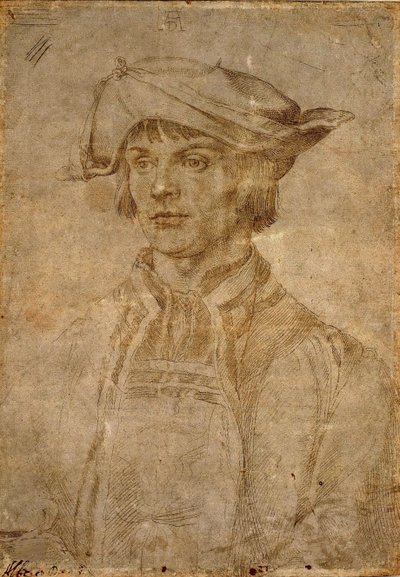 Porträt von Lucas van Leyden, 1521 von Albrecht Dürer