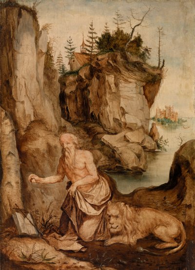 Der heilige Hieronymus und der Löwe von Albrecht Dürer