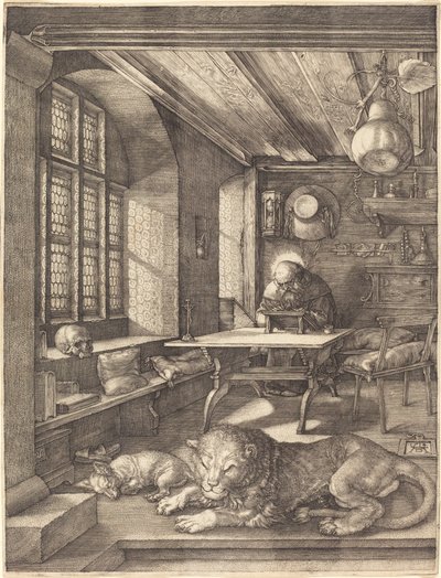 Sankt Hieronymus in seinem Studierzimmer von Albrecht Dürer