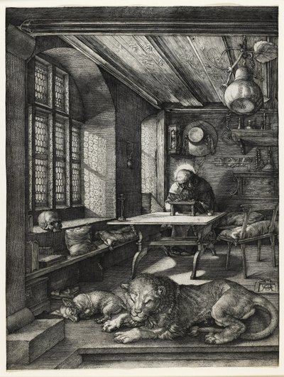 Heiliger Hieronymus in seinem Studierzimmer, 1514 von Albrecht Dürer
