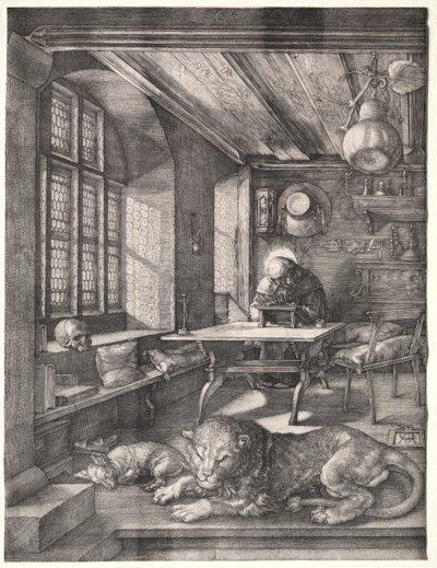 St. Hieronymus in seinem Studierzimmer, 1514 von Albrecht Dürer