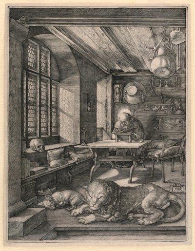 Der heilige Hieronymus in seinem Studierzimmer von Albrecht Dürer