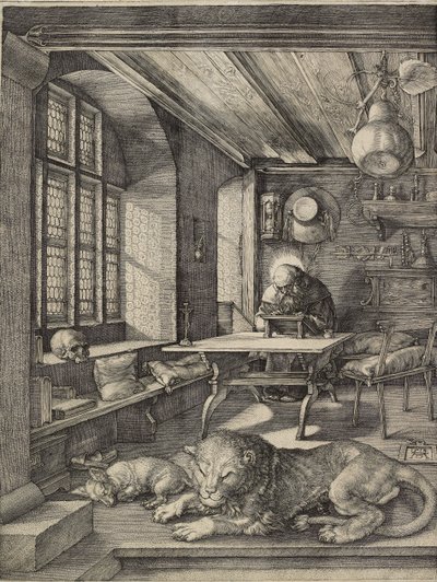 St. Hieronymus in seinem Arbeitszimmer, 1514 von Albrecht Dürer