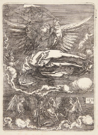 Sudarium von einem Engel ausgebreitet von Albrecht Dürer
