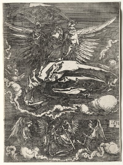 Der Engel mit dem Schweißtuch von Albrecht Dürer