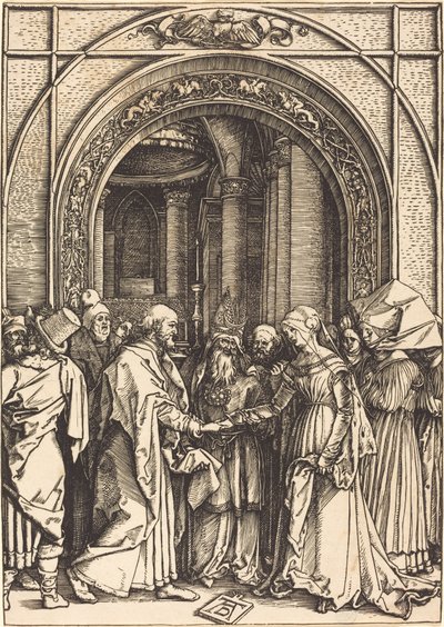 Die Verlobung der Jungfrau, ca. 1504-1505 von Albrecht Dürer
