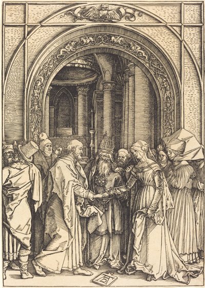 Die Verlobung der Jungfrau von Albrecht Dürer