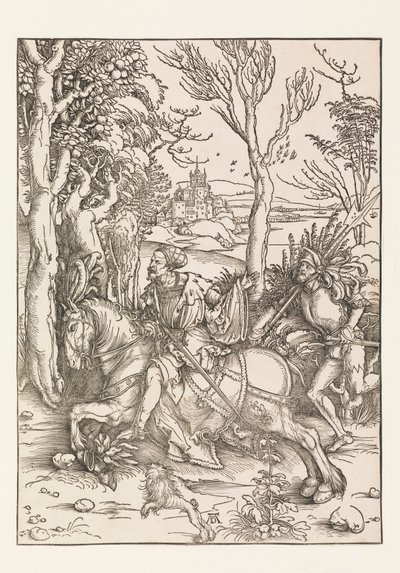 Der Ritter und der Landsknecht von Albrecht Dürer