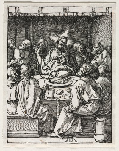 Die kleine Passion: Das letzte Abendmahl von Albrecht Dürer