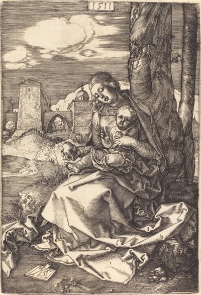 Die Jungfrau und das Kind mit der Birne von Albrecht Dürer