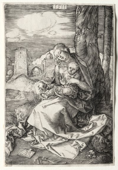 Die Jungfrau und das Kind mit der Birne von Albrecht Dürer