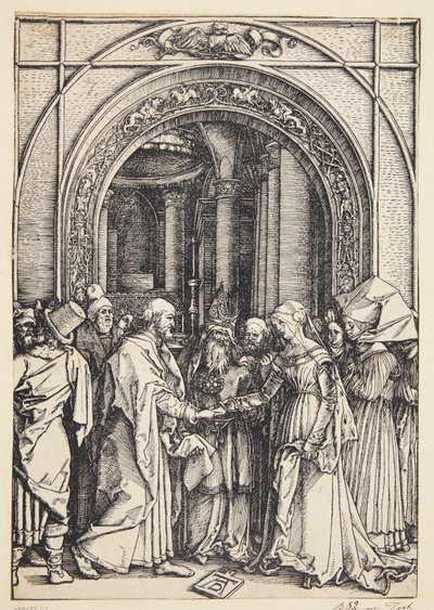Die Verlobung der Jungfrau von Albrecht Dürer