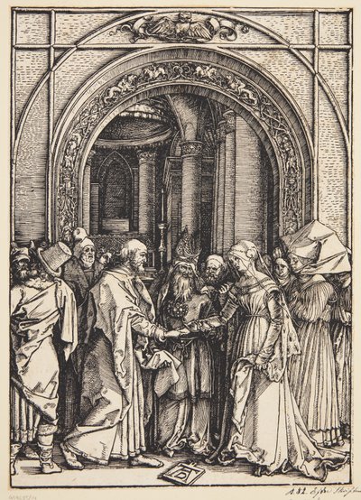 Die Verlobung der Jungfrau von Albrecht Dürer