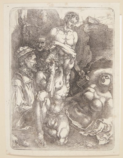 Der verzweifelte Mann von Albrecht Dürer