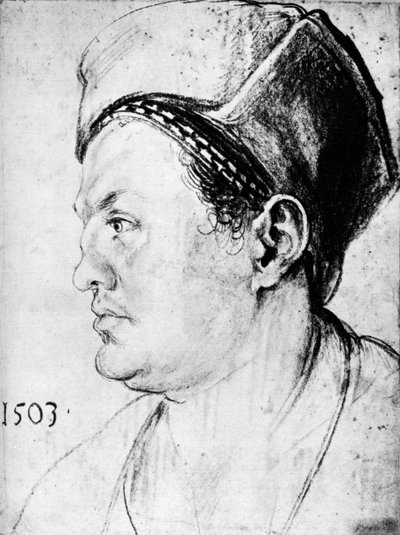 Willibald Pirckheimer, 1503, 1936 von Albrecht Dürer