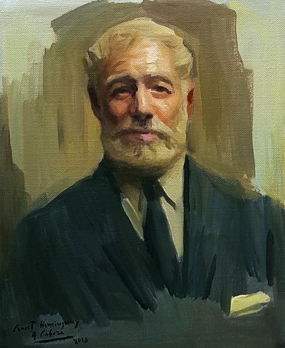 Ernest Hemingway von Alejandro Cabeza