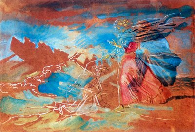 Christus geht auf dem Wasser, 1840 von Aleksandr Ivanov