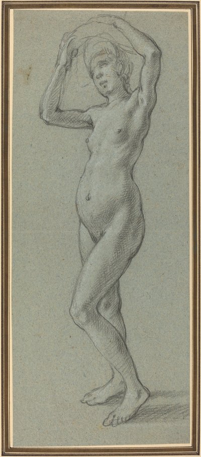 Studie eines weiblichen Aktes von Alessandro Casolani