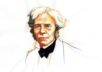Michael Faraday (1791-1867). Britischer Physiker und Chemiker von Alessandro Lonati