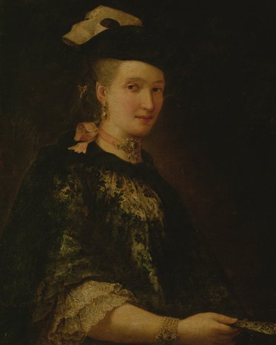 Porträt einer Dame von Alessandro Longhi