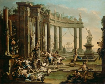 Bacchanal, ca. 1720-30 von Alessandro Magnasco