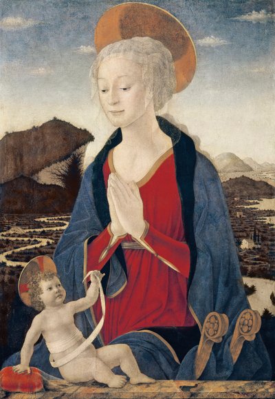 Madonna mit Kind von Alessio Baldovinetti