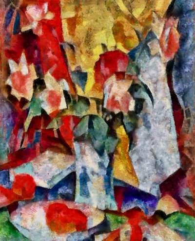 Im Rot #12, 2017 von Alex Caminker
