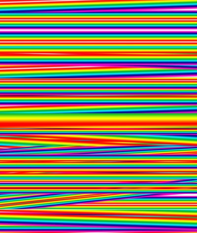 Regenbogen-Magnetfeld, 2017 von Alex Caminker