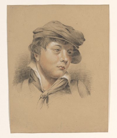 Kopf eines Jungen mit Mütze von Alexander Cranendoncq