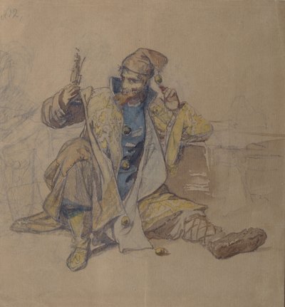 Narr von Zar Iwan dem Schrecklichen von Alexander Dmitrievich Litovchenko