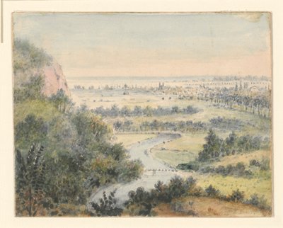 New Haven vom East Rock von Alexander Jackson Davis