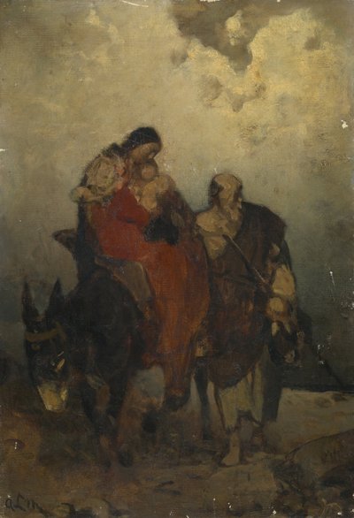 Flucht aus Ägypten von Alexander Liezen Mayer