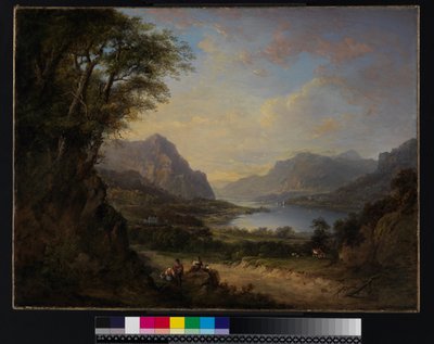 Loch Doon, Ayrshire, vor 1840 von Alexander Nasmyth