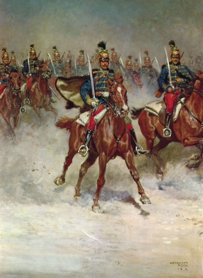 Husaren im Galopp von Alexander Pock