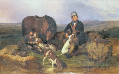 Moorhuhnjagd, 1848 von Alexander Rolfe
