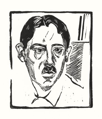 Selbstporträt, 1919 von Alexander Vasilyevich Shevchenko