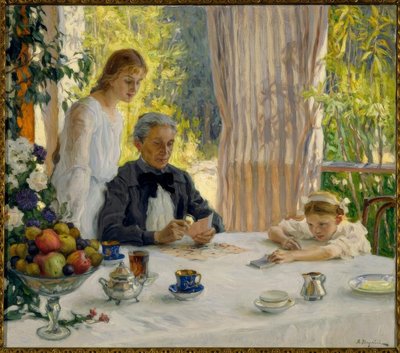 Auf dem Balkon von Alexander Viktorowitsch Morawow