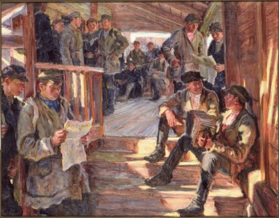 Eine Rekrutierungsstelle von Alexander Viktorowitsch Morawow