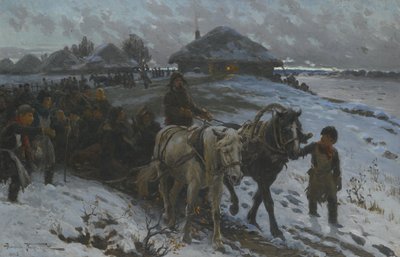 Aufbruch zur Jagd, 1915 von Alexander Vladimirovich Makovsky