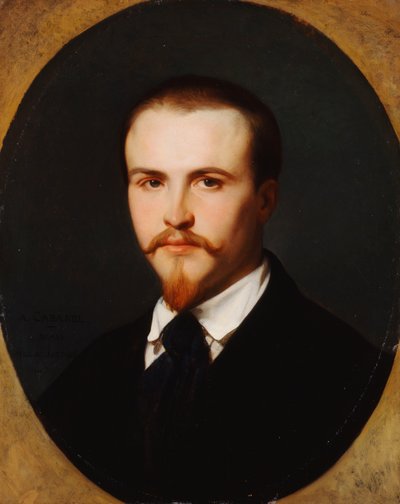 Ein Selbstporträt, Brustlänge, 1847 von Alexandre Cabanel
